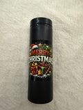 Merry Christmas Tumbler with Straw