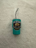 Mini Tumbler Shot Cup with Straw