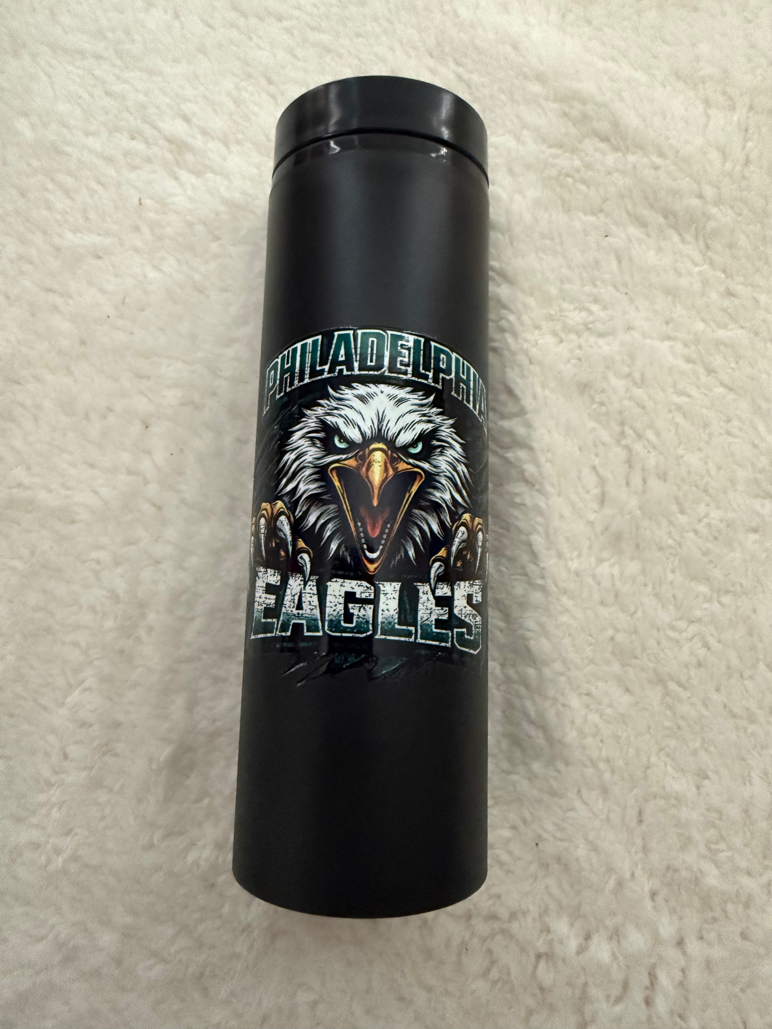 Philly Eagles Tumbler with Straw
