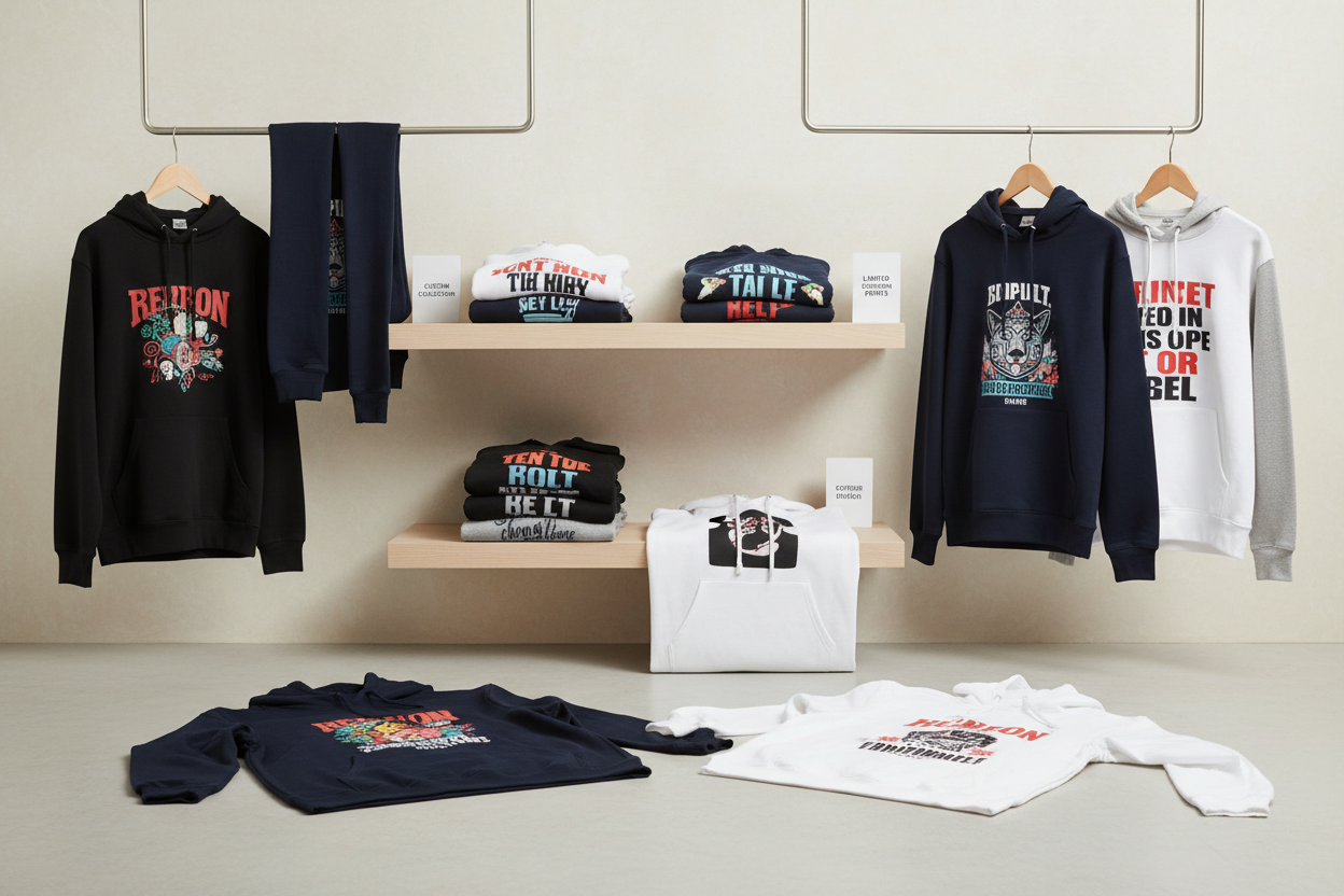 Custom Hoodie and sweatshirts