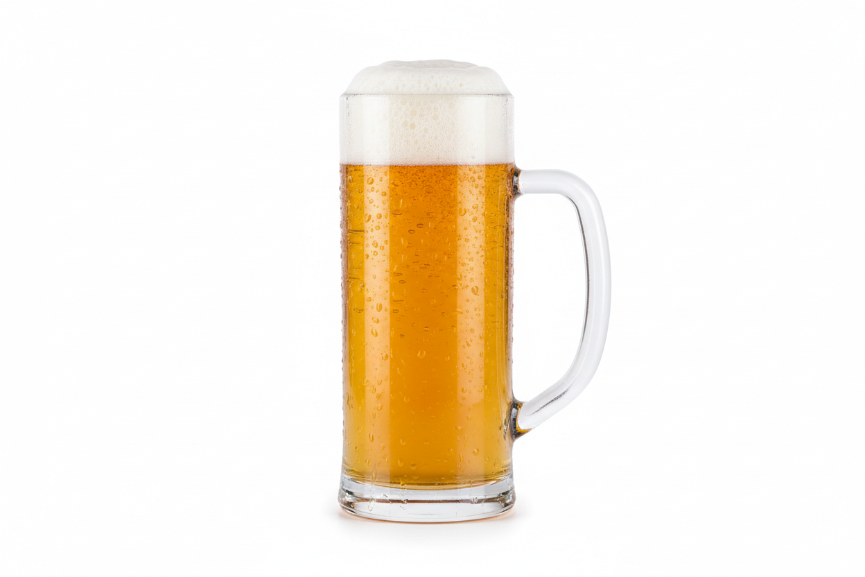 tall beer mug